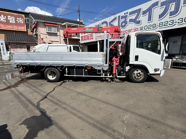 いすゞ エルフ 小型 平ボディ（クレーン付） TRG-NPR85AN(108829) 4枚目