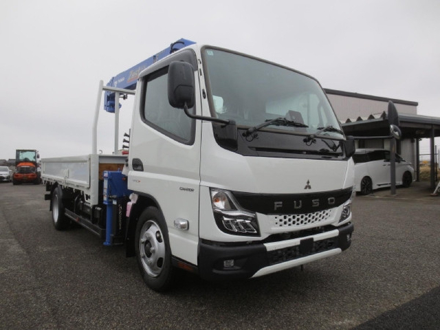 三菱ふそう キャンター 小型 平ボディ（クレーン付） 2RG-FEAV0(103597) 2枚目