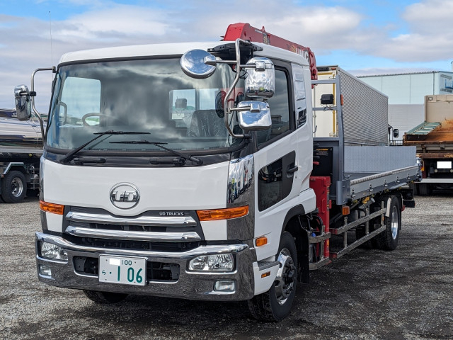 UDトラックス（日産） コンドル 増トン 平ボディ（クレーン付） TKG-LK39N(102086) 1枚目