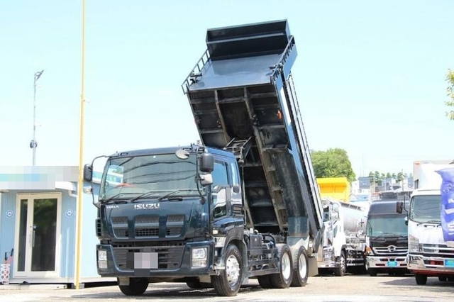 Isuzu giga Large Soil dump QKG-CXZ77AT(11823) 1枚目