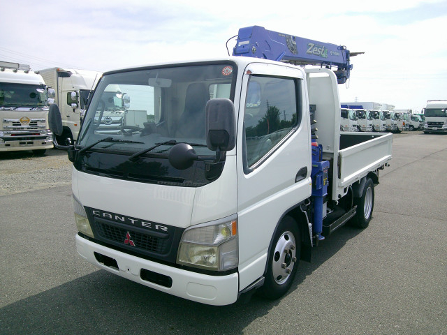 三菱ふそう キャンター 小型 平ボディ（クレーン付） KK-FE73EB(111540) 1枚目