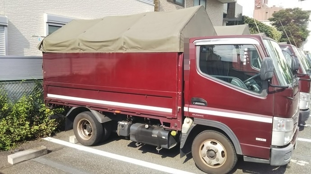 三菱ふそう キャンター 小型 幌車 SKG-FBA20(3517) 4枚目