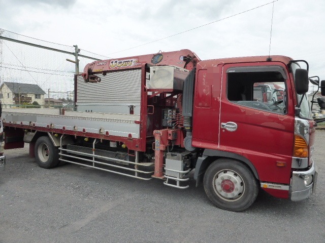 日野 レンジャー 増トン 平ボディ（クレーン付） BDG-FE7JLWA(3049) 3枚目