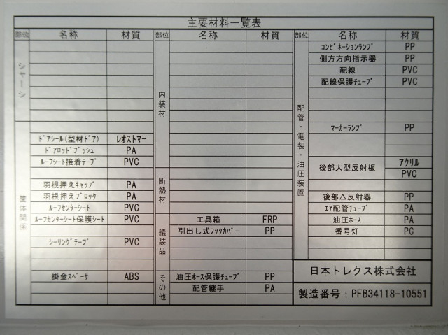 トレクス 小型 トレーラ（その他） PFB34118(110312) 48枚目