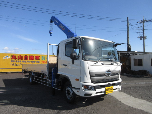 日野 レンジャー 増トン 平ボディ（クレーン付） 2KG-FE2ACG(107823) 2枚目
