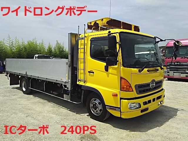 日野 レンジャー 中型 Translation missing: ja.item.body_keijou_enum.body_keijou_almi_block TKG-FD7JLAA(7600) 1枚目