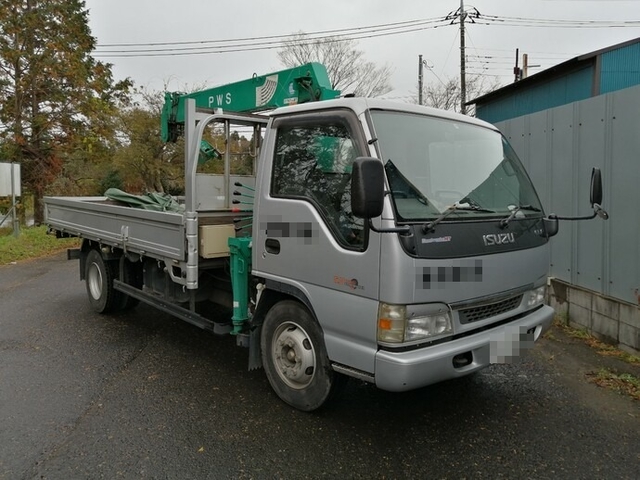 いすゞ エルフ 小型 平ボディ（クレーン付） KR-NPR72PR(4812) 1枚目