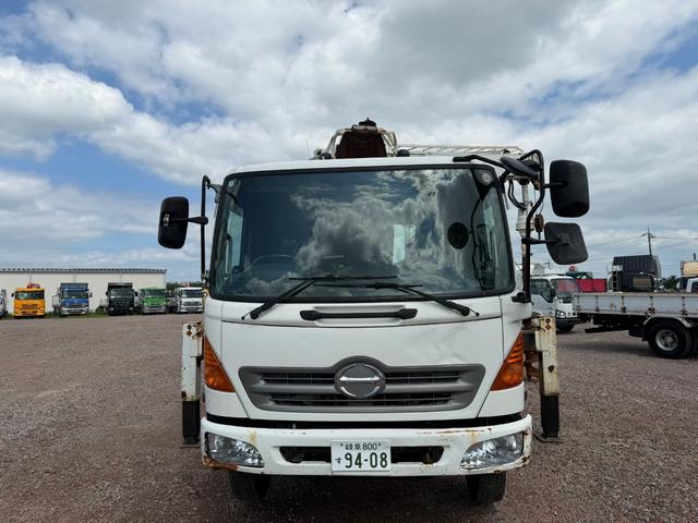 日野 レンジャー 中型 平ボディ（クレーン付） *********(108559) 9枚目