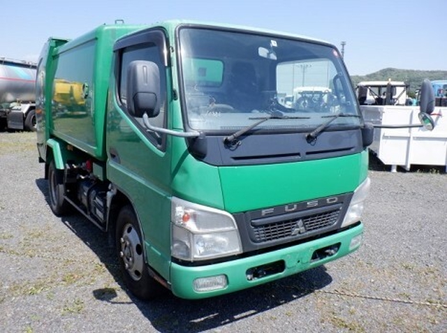 三菱ふそう キャンター 小型 塵芥車（回転式） PDG-FE73D(11081) 3枚目