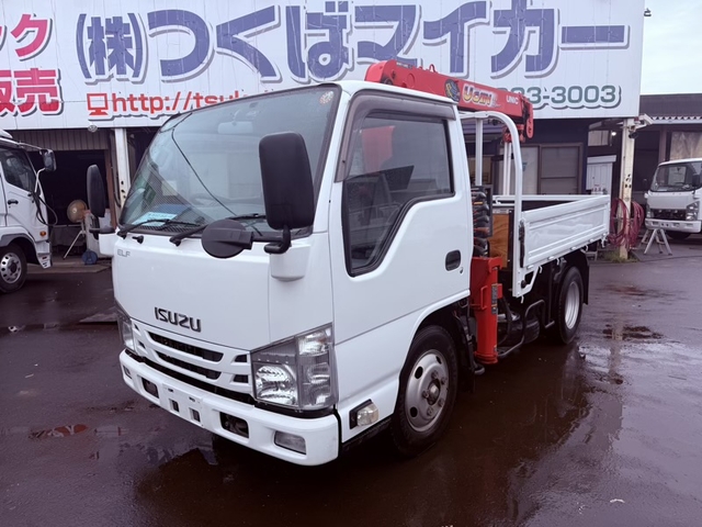 いすゞ エルフ 小型 平ボディ（クレーン付） TRG-NKR85A(112686) 1枚目