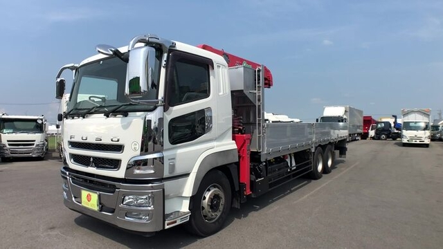 三菱ふそう スーパーグレート 大型 平ボディ（クレーン付） QKG-FV50VZ(35239) 4枚目