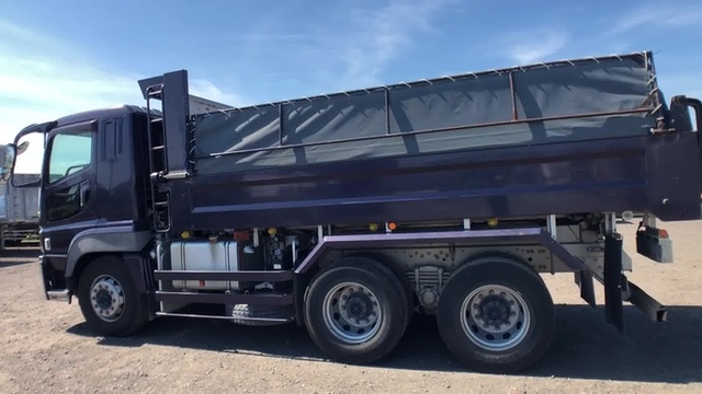 三菱ふそう スーパーグレート 増トン 土砂ダンプ QKG-FV50VX(34770) 10枚目