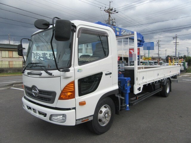 日野 レンジャー 中型 平ボディ（クレーン付） BKG-FC7JKYA(7842) 1枚目