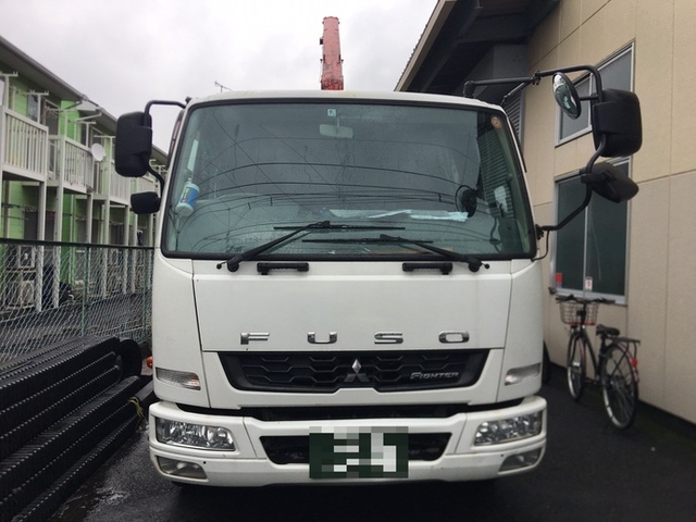 三菱ふそう ファイター 増トン 平ボディ（クレーン付） QKG-FK62FZ(2240) 2枚目