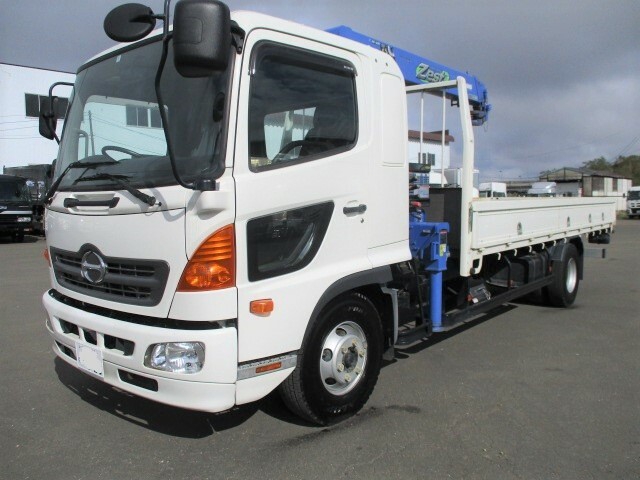 日野 レンジャー 中型 平ボディ（クレーン付） TKG-FD9JLAA(35466) 5枚目