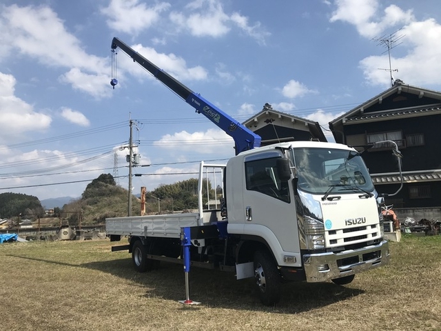 いすゞ フォワード 中型 平ボディ（クレーン付） SKG-FRR90S2(5744) 55枚目