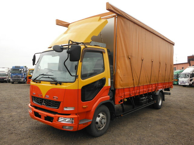 三菱ふそう ファイター 中型 幌車 TKG-FK71F(7892) 2枚目