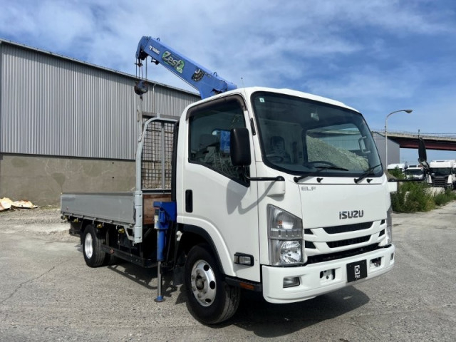 いすゞ エルフ 小型 平ボディ（クレーン付） TRG-NPR85AR(109224) 2枚目