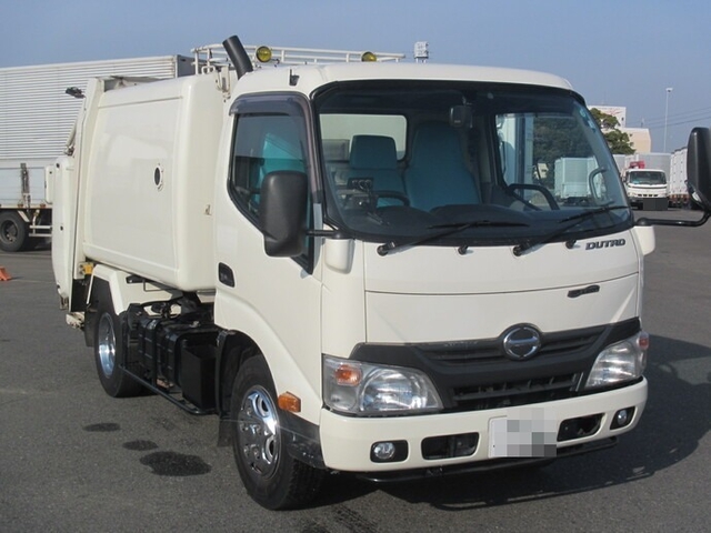 日野 デュトロ 小型 塵芥車（回転式） TKG-XZU600X(8053) 1枚目