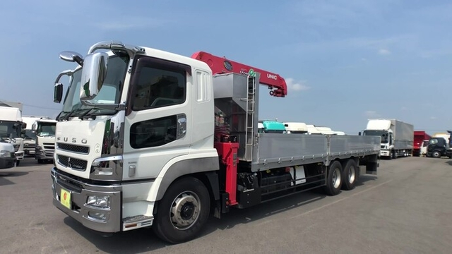 三菱ふそう スーパーグレート 大型 平ボディ（クレーン付） QKG-FV50VZ(35239) 5枚目