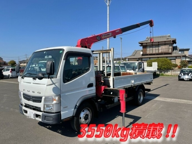 三菱ふそう キャンター 小型 平ボディ（クレーン付） TKG-FEA80(9339) 1枚目