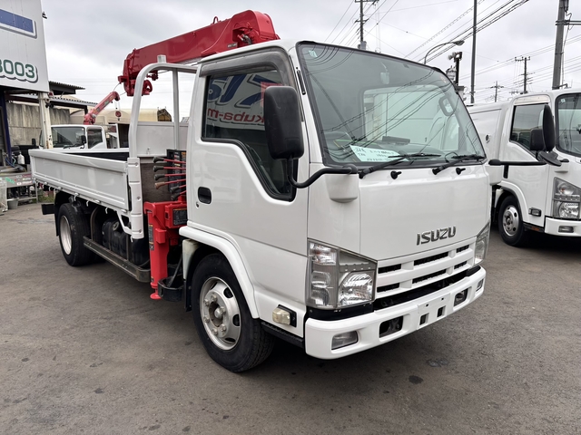 いすゞ エルフ 小型 平ボディ（クレーン付） TKG-NKR85R(108483) 3枚目
