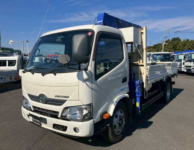日野 デュトロ 小型 平ボディ（クレーン付） TKG-XZU6527M(96112) 2枚目