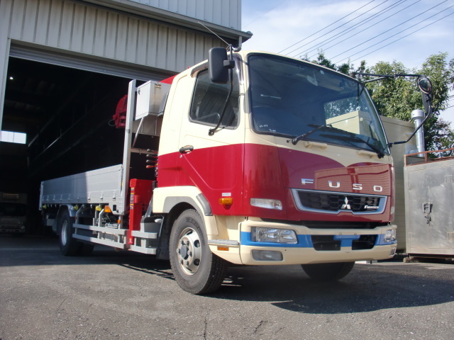 三菱ふそう ファイター 中型 平ボディ（クレーン付） 2KG-FK61F(10308) 4枚目