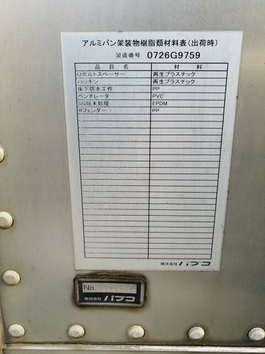 三菱ふそう キャンター 小型 バン PA-FE83DEY(5658) 72枚目