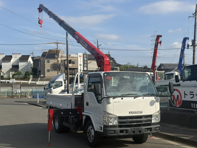 いすゞ エルフ 小型 平ボディ（クレーン付） SKG-NKR85R(110610) 2枚目