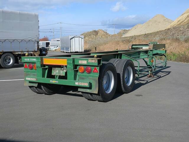 Tokyu 20ft container chassis trailer TC-204(37163) 3枚目