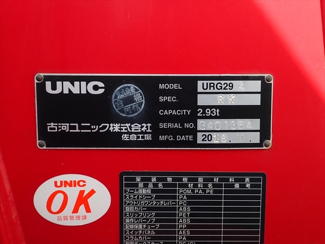 いすゞ エルフ 小型 平ボディ（クレーン付） 2RG-NPR88YN(111111) 33枚目