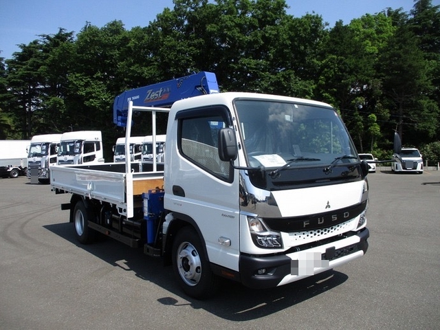 三菱ふそう キャンター 小型 平ボディ（クレーン付） 2RG-FEB80(36712) 2枚目