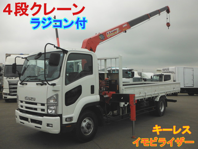 いすゞ フォワード 中型 平ボディ（クレーン付） TKG-FRR90S1(3551) 1枚目