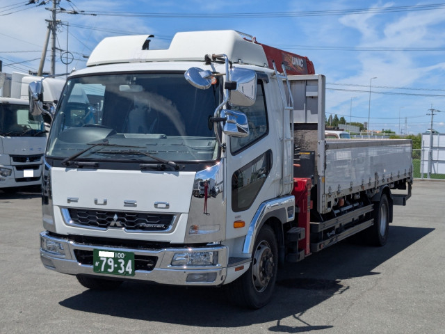 三菱ふそう ファイター 増トン 平ボディ（クレーン付） 2KG-FK62FZ(109127) 1枚目