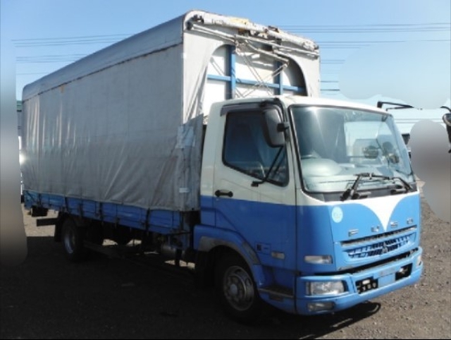 三菱ふそう ファイター 中型 幌車 PA-FK71R(1484) 1枚目