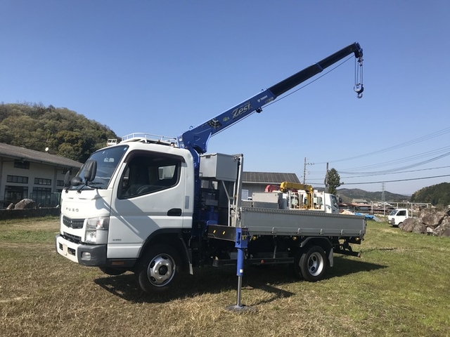 三菱ふそう キャンター 小型 平ボディ（クレーン付） SKG-FEB50(5811) 1枚目