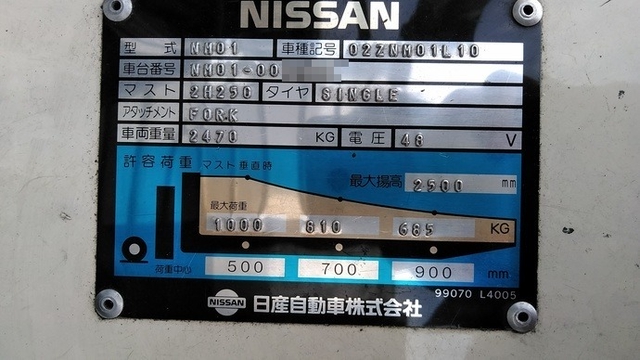 Nissan other Material handling NM01(2654) 6枚目