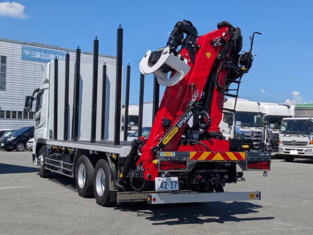 三菱ふそう スーパーグレート 大型 平ボディ（クレーン付） 2KG-FV80VYP(108431) 3枚目