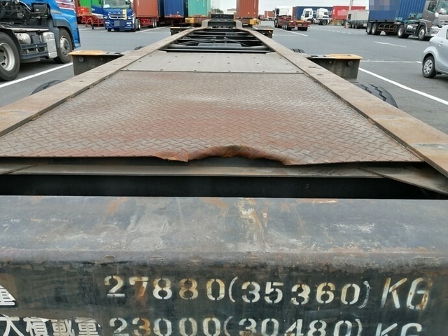 Fullhalf other Large 20ft container chassis trailer KFKHG340(5661) 12枚目