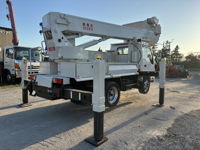 Isuzu elf Middle Aerial work platform trucks TKG-NKR85YN(109153) 5枚目