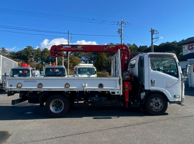 いすゞ エルフ 小型 平ボディ（クレーン付） SKG-NPR85YN(98268) 6枚目