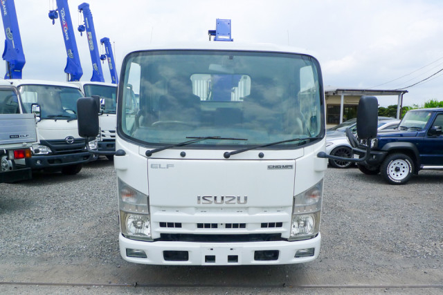 いすゞ エルフ 小型 平ボディ（クレーン付） TKG-NMR85N(110311) 2枚目