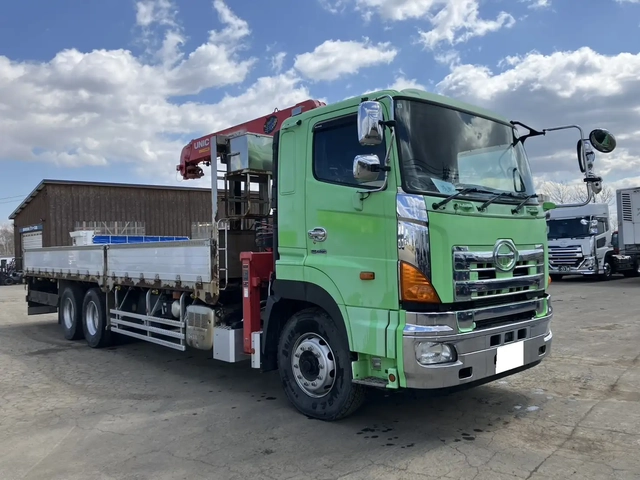 日野 プロフィア 大型 平ボディ（クレーン付） QKG-FS1EWBA(106830) 3枚目