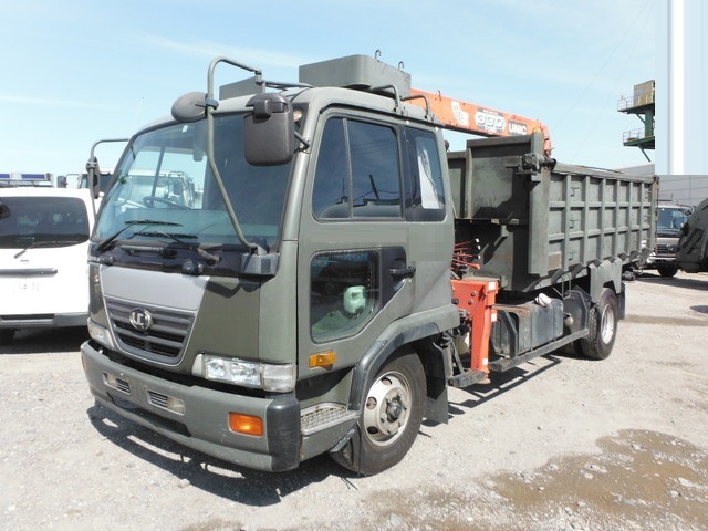 UDトラックス（日産） コンドル 中型 平ボディ（クレーン付） KK-MK252FH(2219) 1枚目