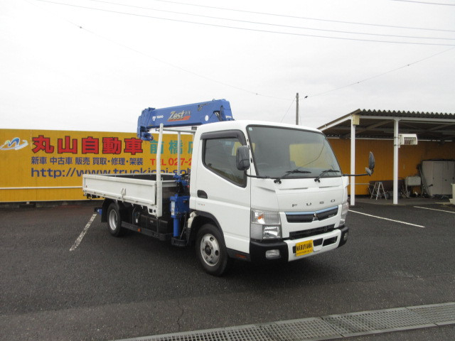 三菱ふそう キャンター 小型 平ボディ（クレーン付） 2PG-FEB50(99128) 2枚目