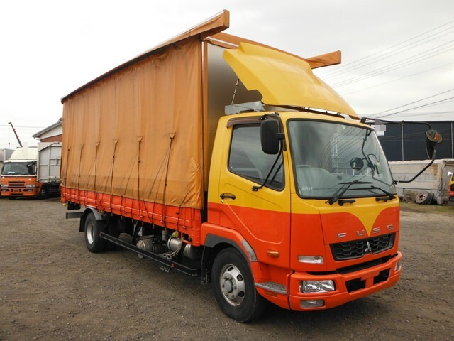 三菱ふそう ファイター 中型 幌車 TKG-FK71F(7892) 1枚目