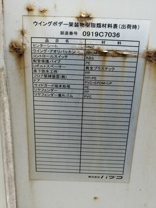 三菱ふそう ファイター 中型 ウィング PDG-FK61R(5511) 64枚目