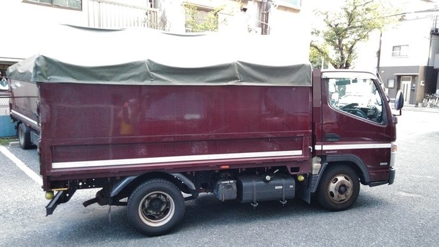 三菱ふそう キャンター 小型 幌車 SKG-FBA20(3757) 7枚目