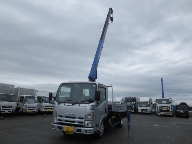 いすゞ エルフ 小型 平ボディ（クレーン付） TKG-NMR85AR(11699) 1枚目
